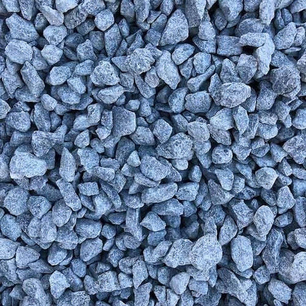 Crushed blue stone