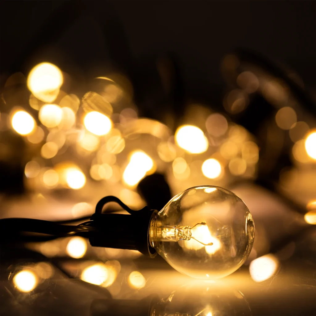 Creating Different Effects Hanging Patio Party Lights for a Magical Ambience