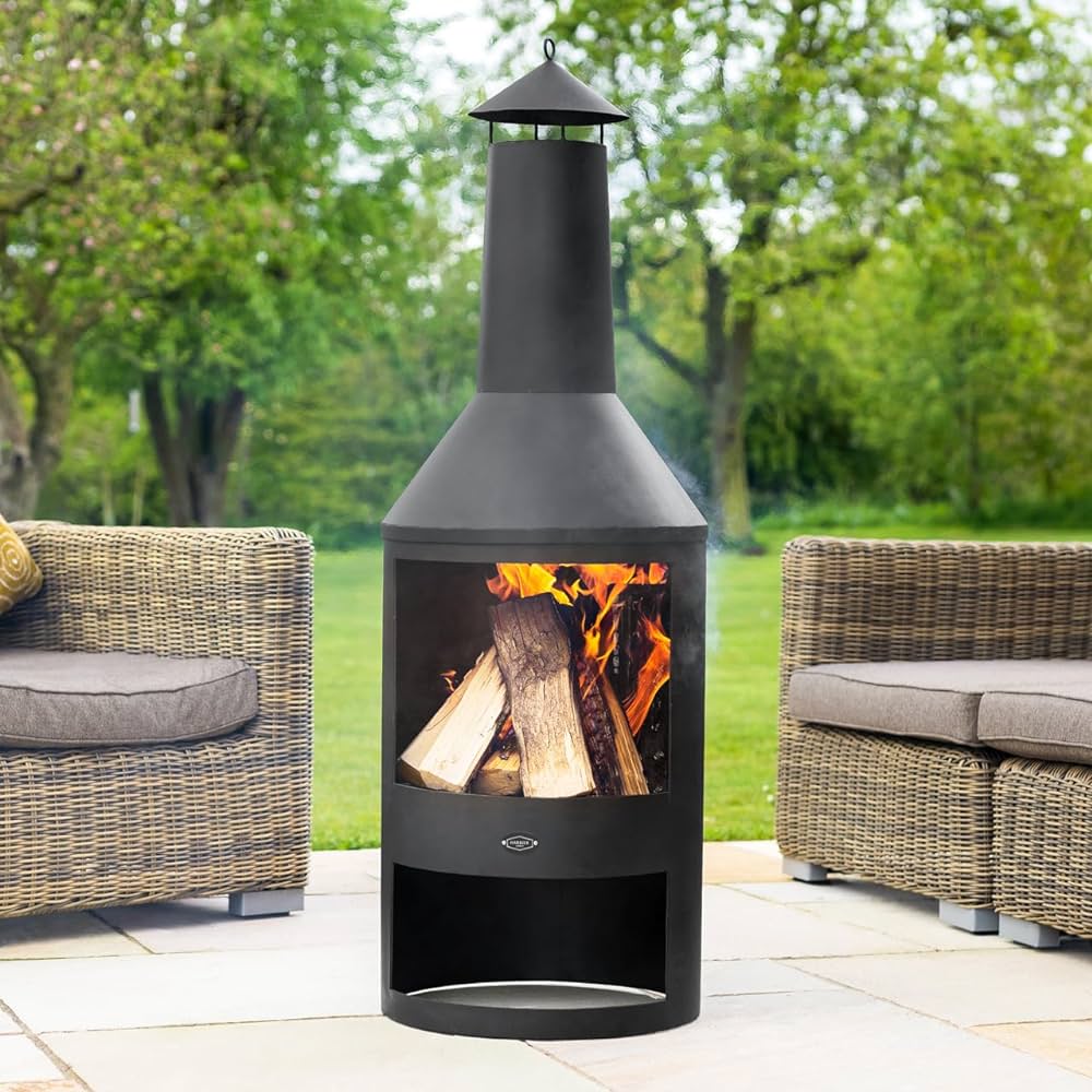 Log patio heaters