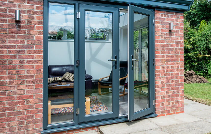 Cheap uPVC French Patio Doors Color