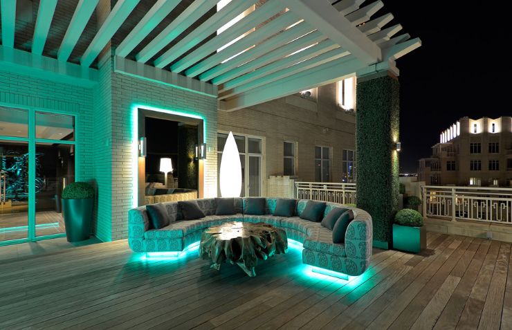 Patio Table LED Lights