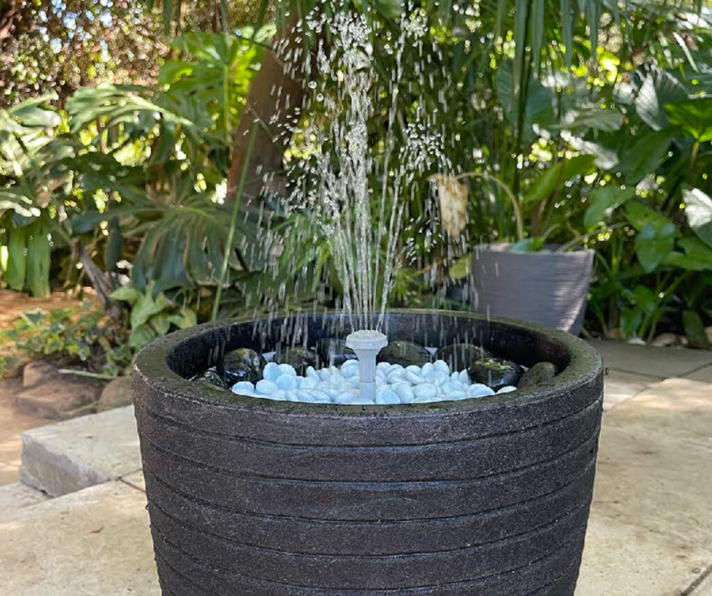 Bubbling waterfalls