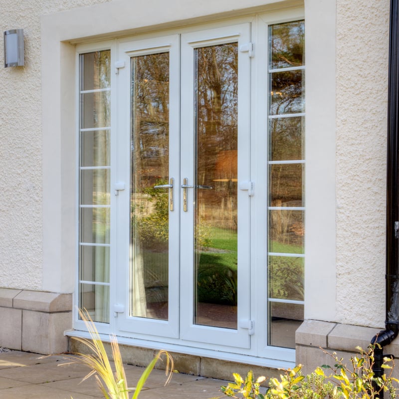 Cheap uPVC French Patio Doors Color