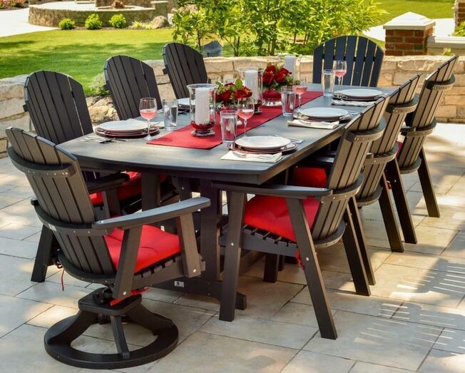 Plastic patio furniture