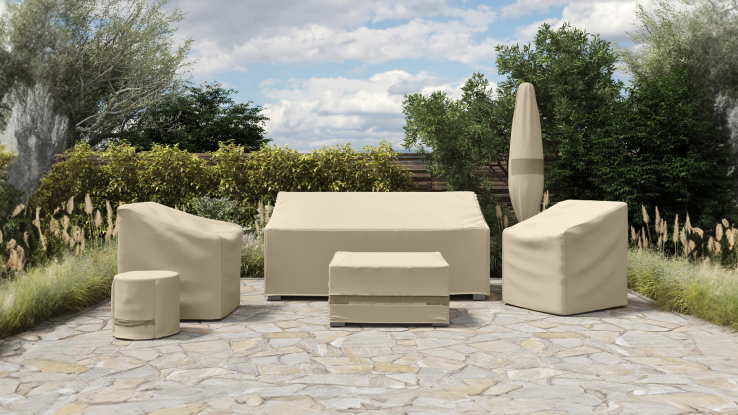 set the patio furniture covers