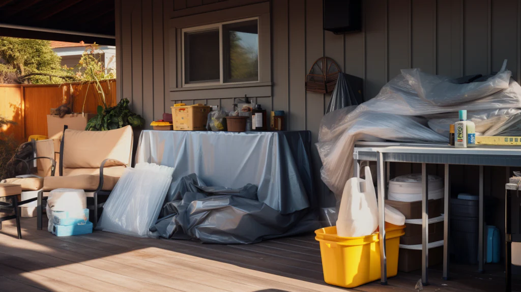 cleaning, repair and store of patio furniture Covers