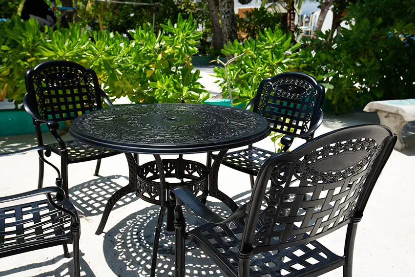 Aesthetic Appeal  Wrought Iron Patio Furniture