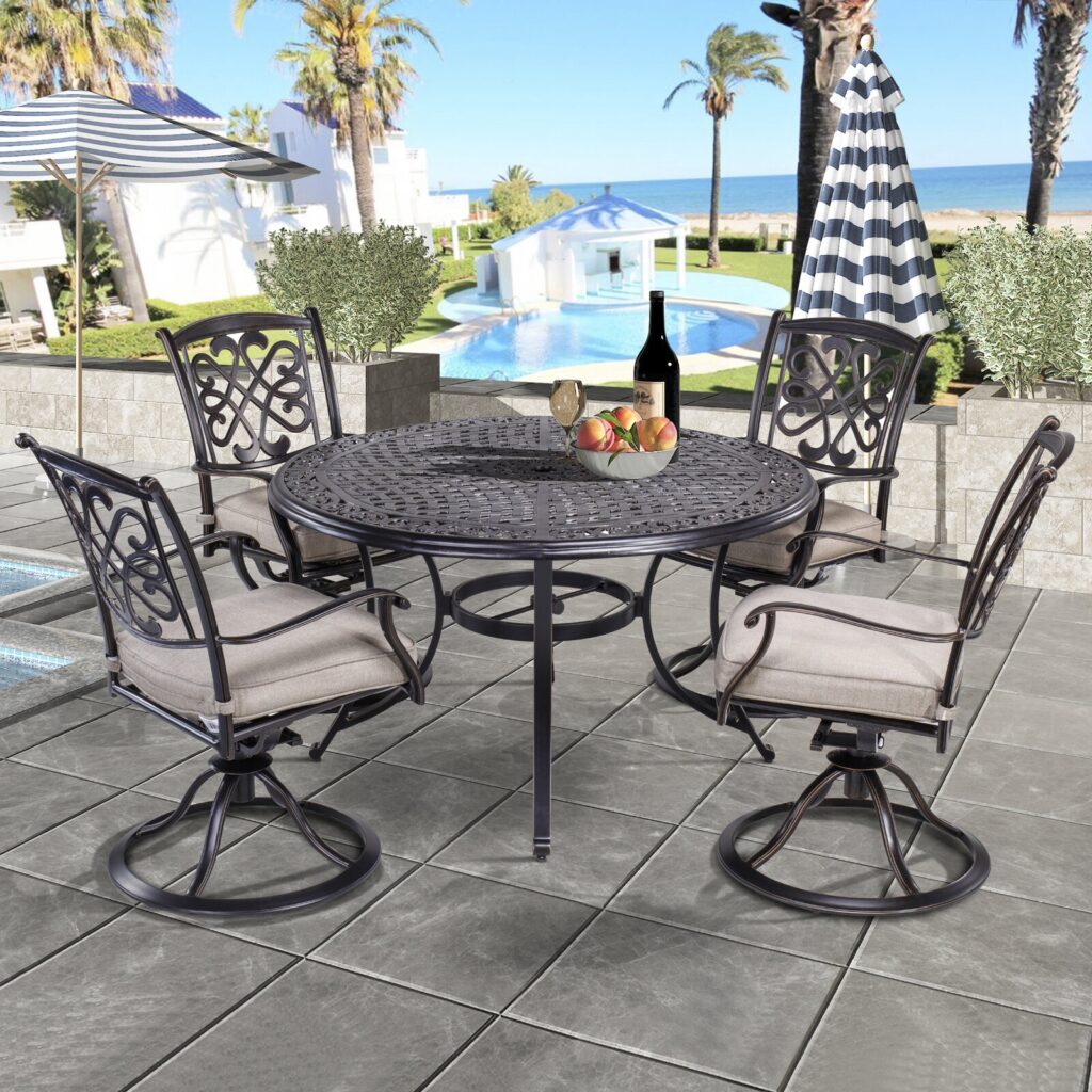 Wrought Iron Patio Furniture dining chairs