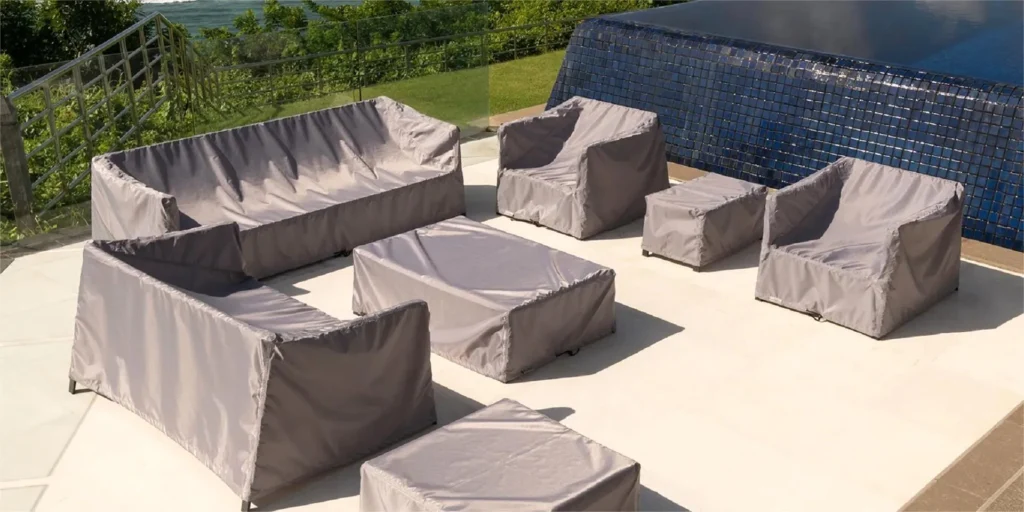 Properly securing patio furniture covers
