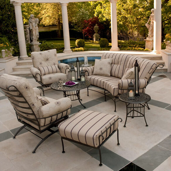 Cushion Options in wrought iron patio furniture