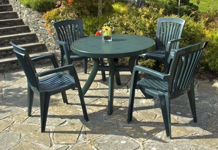 Lightweight and Portable Plastic Patio Furniture