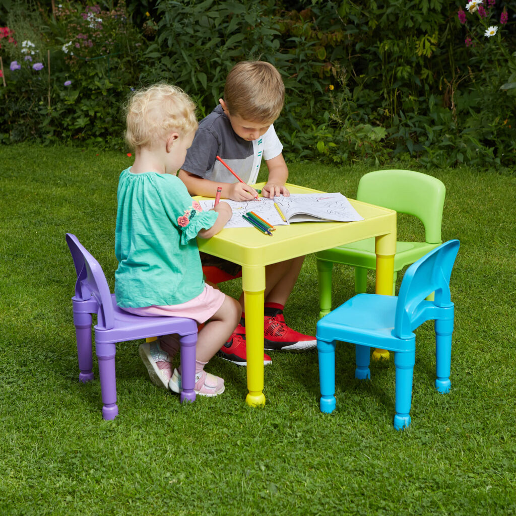 Safety and Child-Friendly  Plastic Patio Furniture