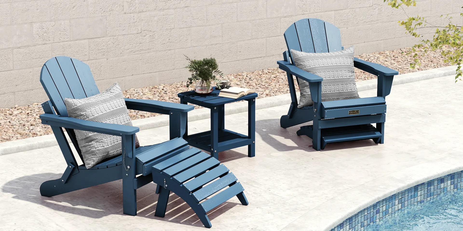 Coastal Retreat Plastic patio Furniture