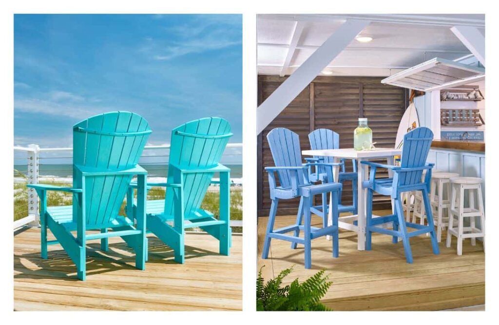 Indoor and Outdoor Use Plastic Patio Furniture