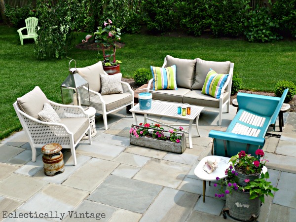 Eclectic Designs plastic patio furniture