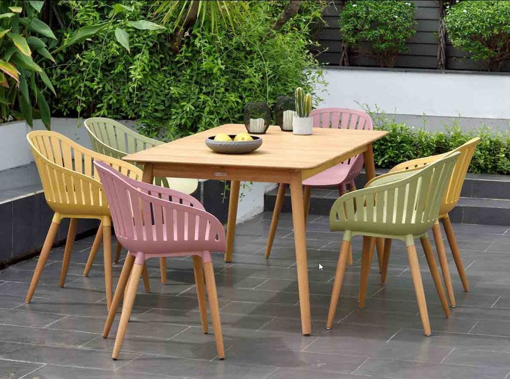 Rustic Garden Plastic patio Furniture