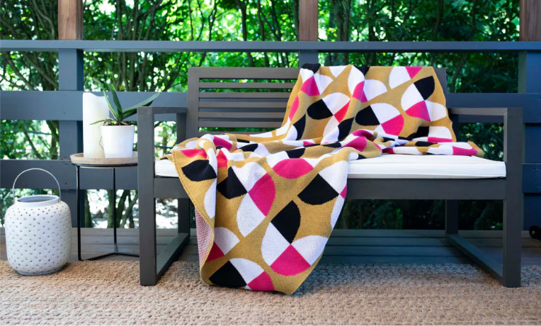 Blankets and Throws for Small Patios space
