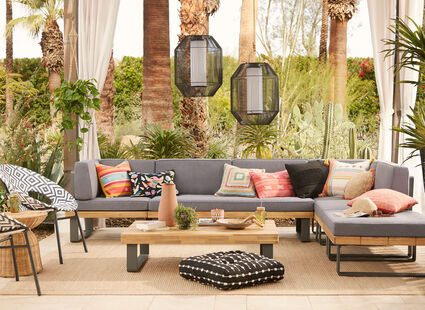 Modular Corner Sofas in patio