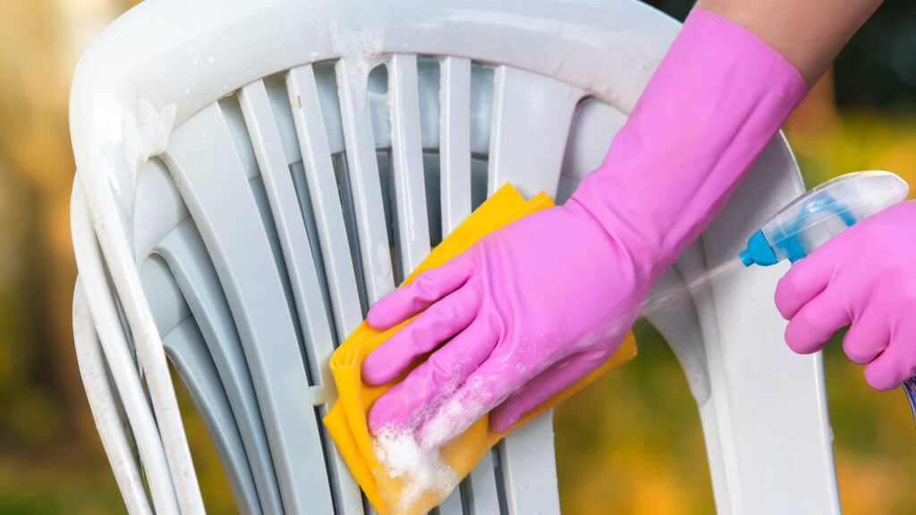 Stain Removal for Plastic Patio Furniture