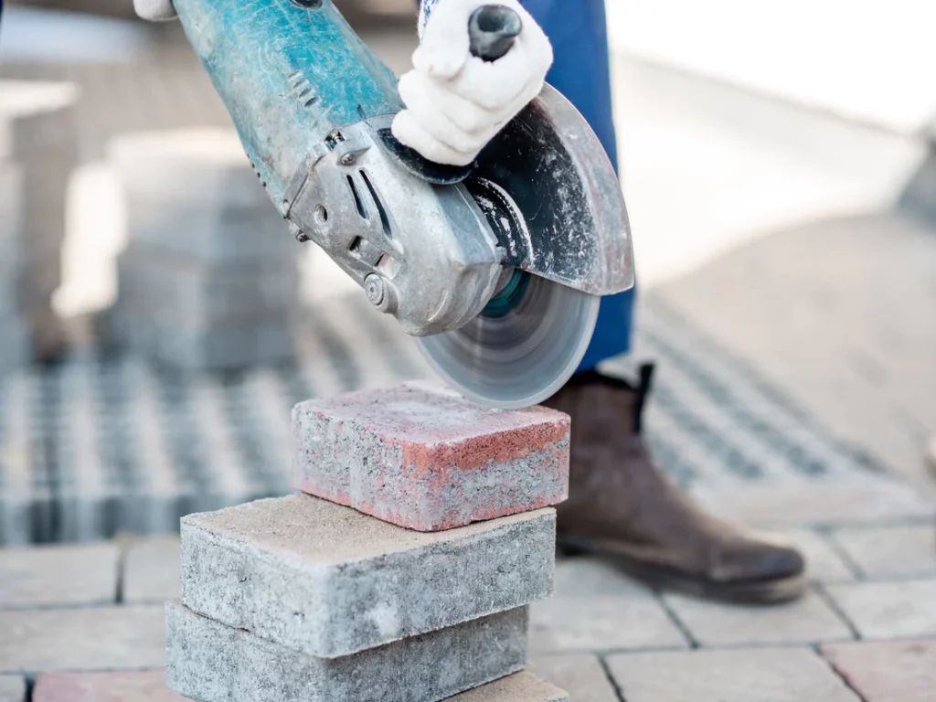 Cut Patio Pavers with a Power Saw