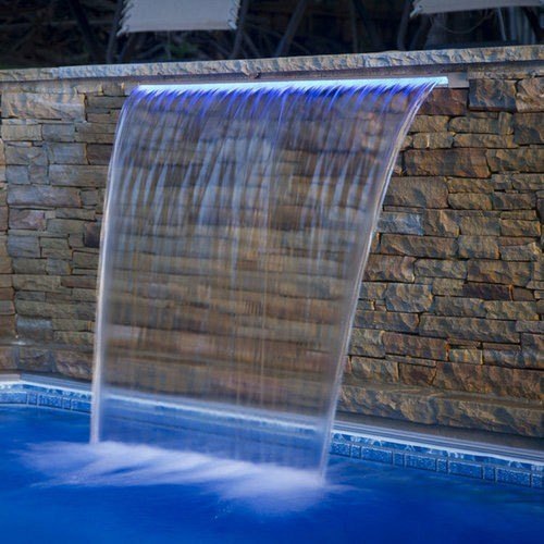 Sheet waterfalls
