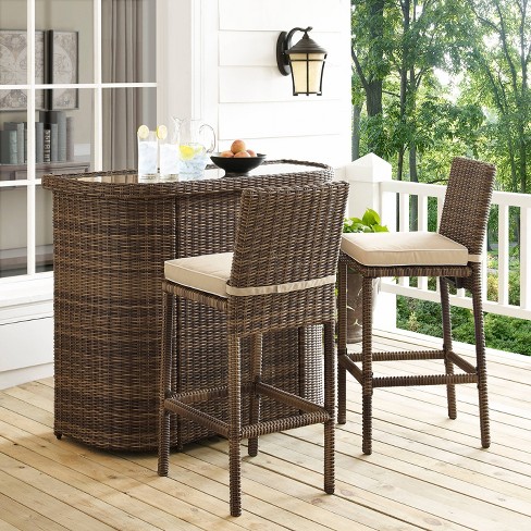 Wicker bar sets