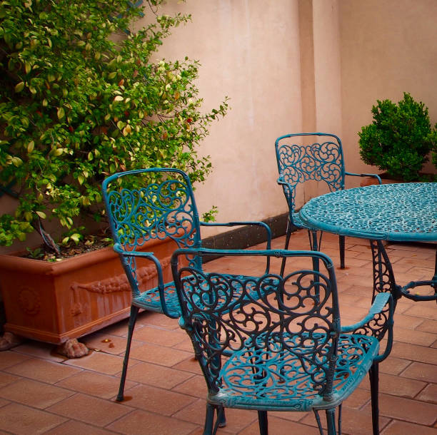 Personalized wrought iron patio furniture