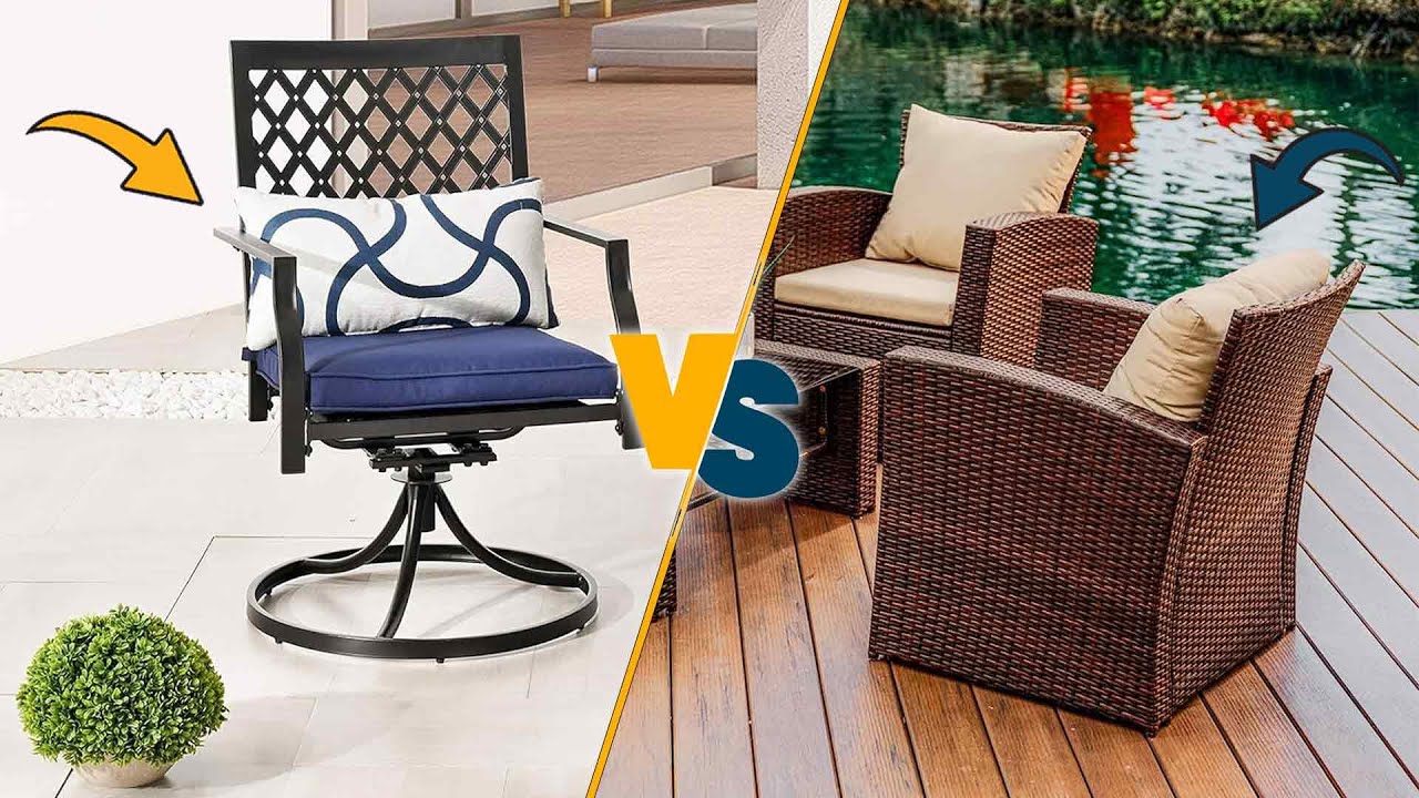 Wicker vs. Metal Patio Furniture Materials and Construction