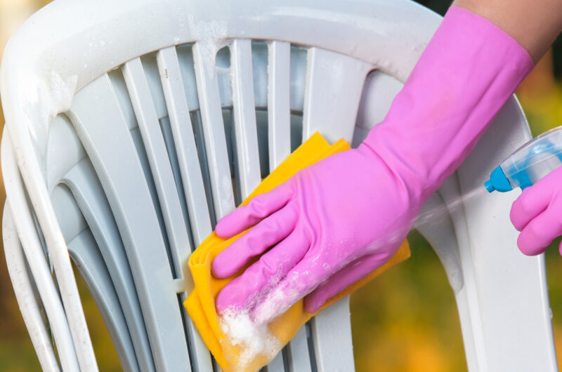 Stain Removal for Plastic Patio Furniture